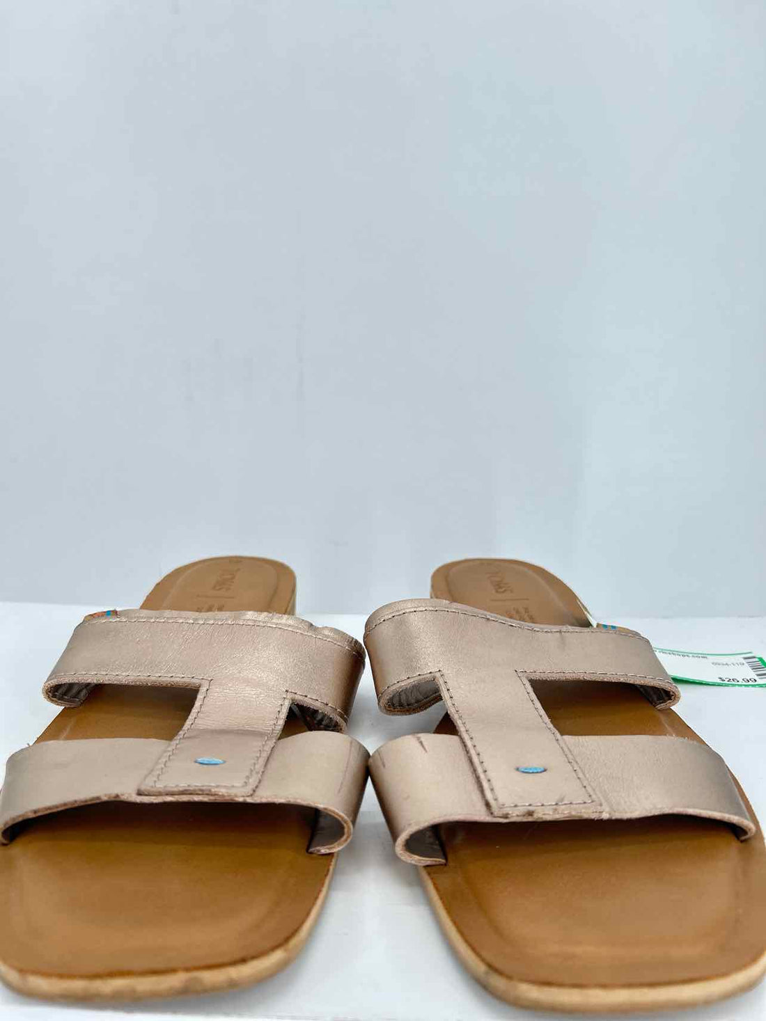 Toms Women Size 9 Gold Sandals
