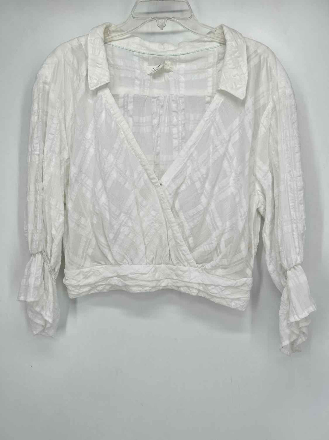 By Anthropologie Size M White Long Sleeve