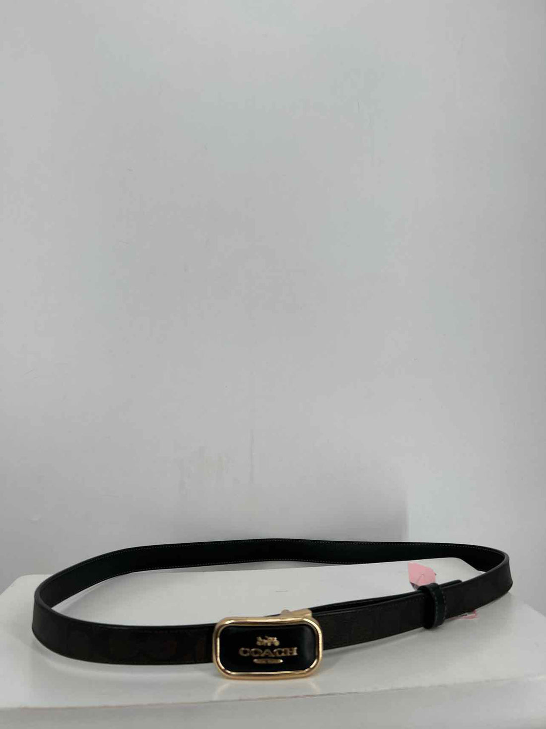 Coach Size 42" Leather Black & Brown Belts