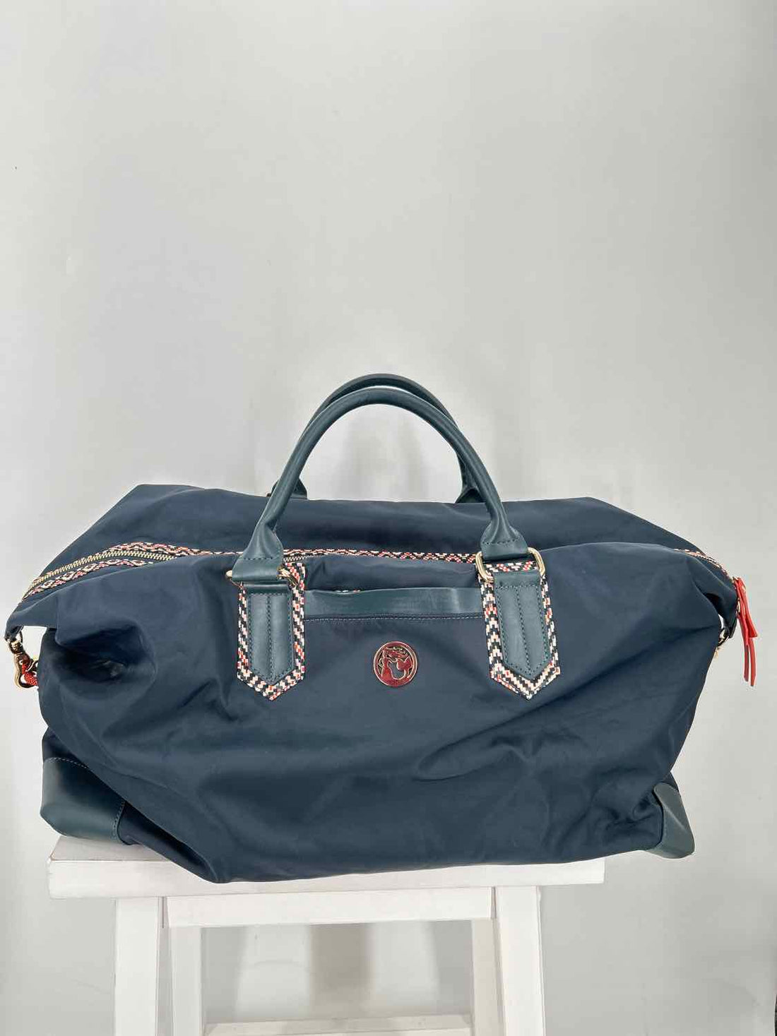 Spartina Navy Nylon Duffel
