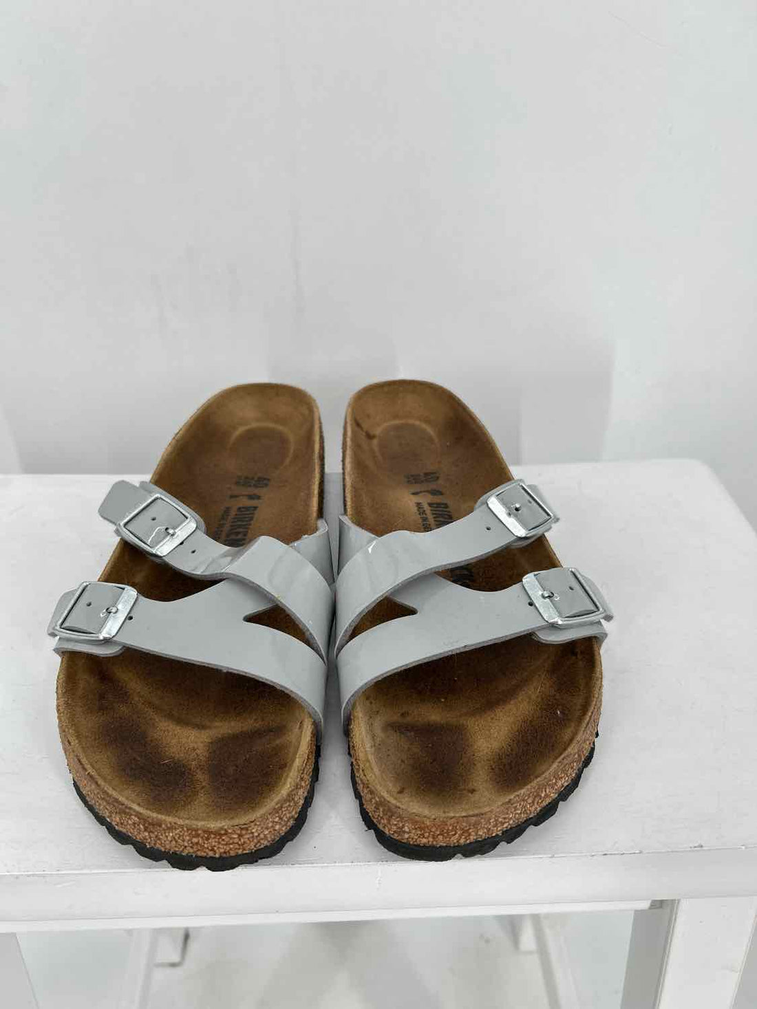 Birkenstock Women Size 40 Light Gray Sandals