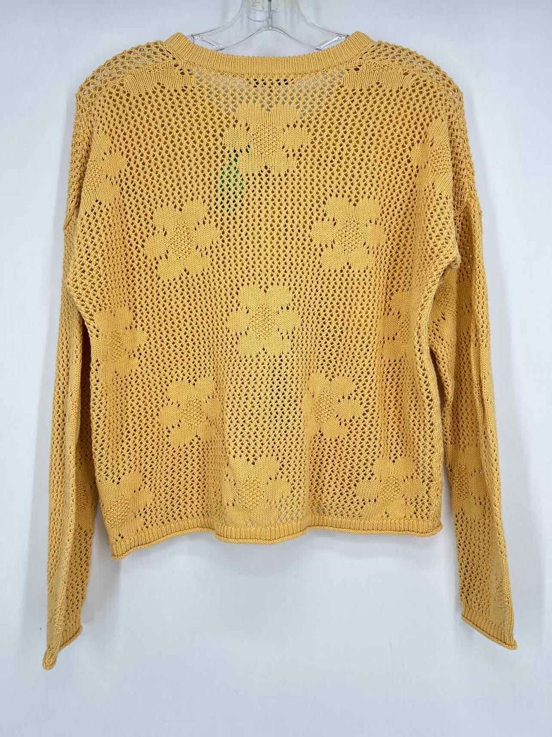 Madewell Size XS Yellow Open Knit Cardigan