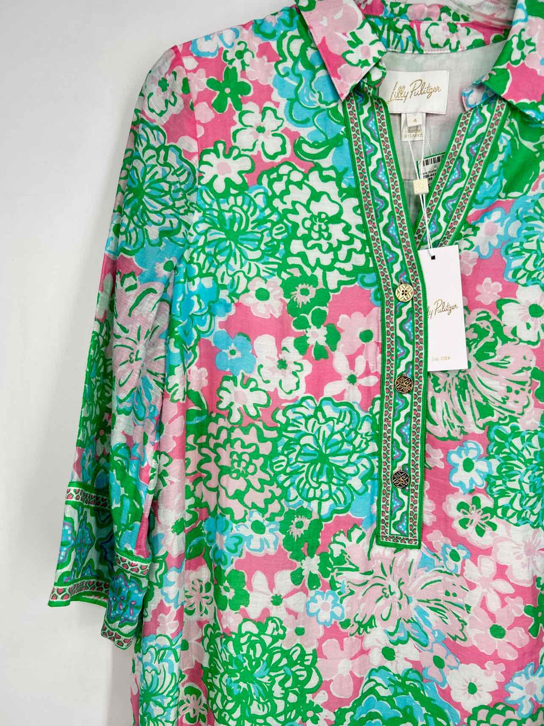 Lilly Pulitzer 4 Pink Green & Blue Floral NWT Lilly Pulitzer Dress