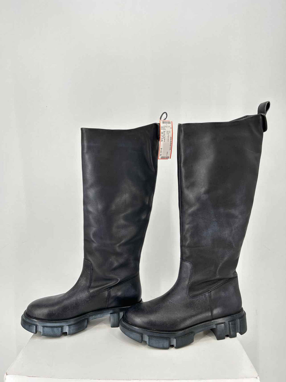 Free People Women Size 38 (7.5-8) Black Knee-High Boot