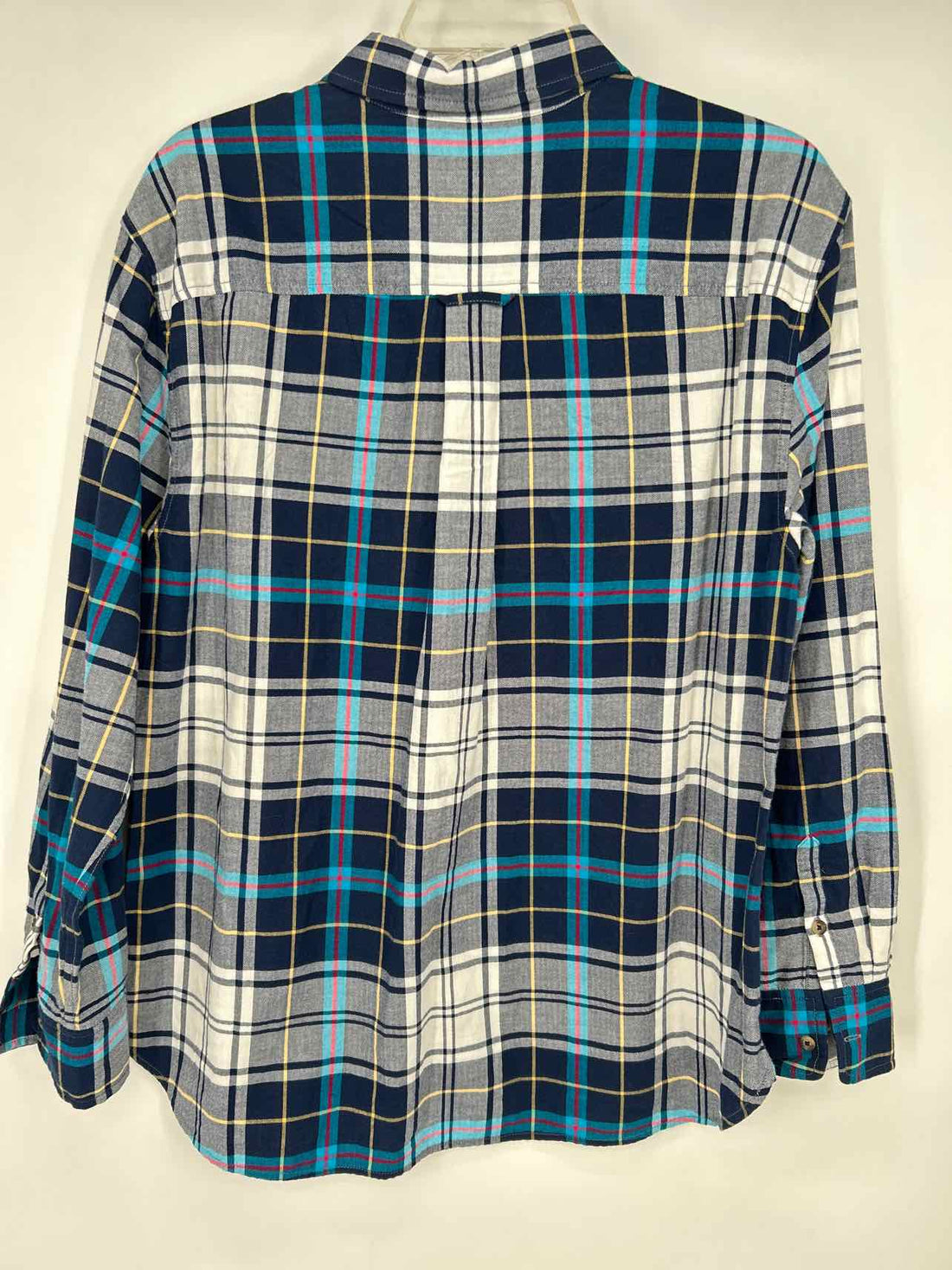 Southern Tide Size L Navy Plaid Long Sleeve