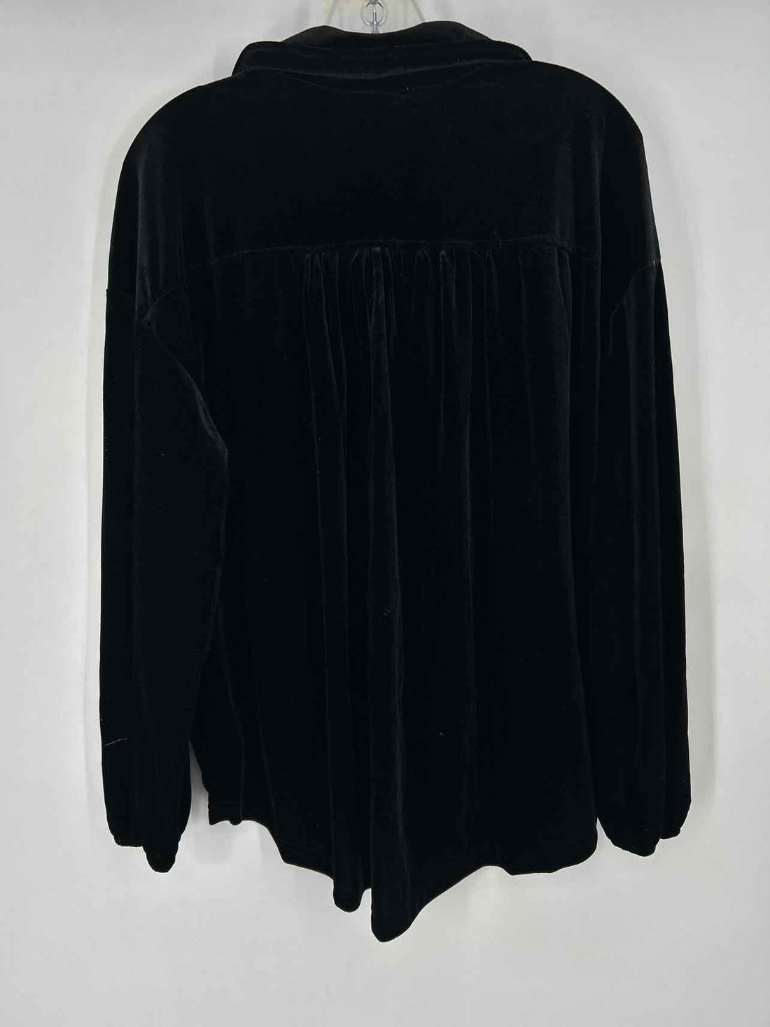 Jodifl Size M Black Velvet Long Sleeve