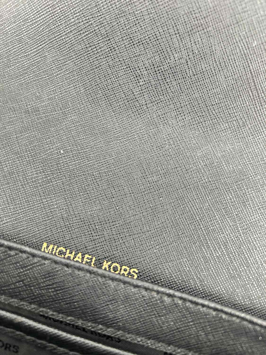 Michael Kors Black Saffiano Leather Excellent Condition Crossbody