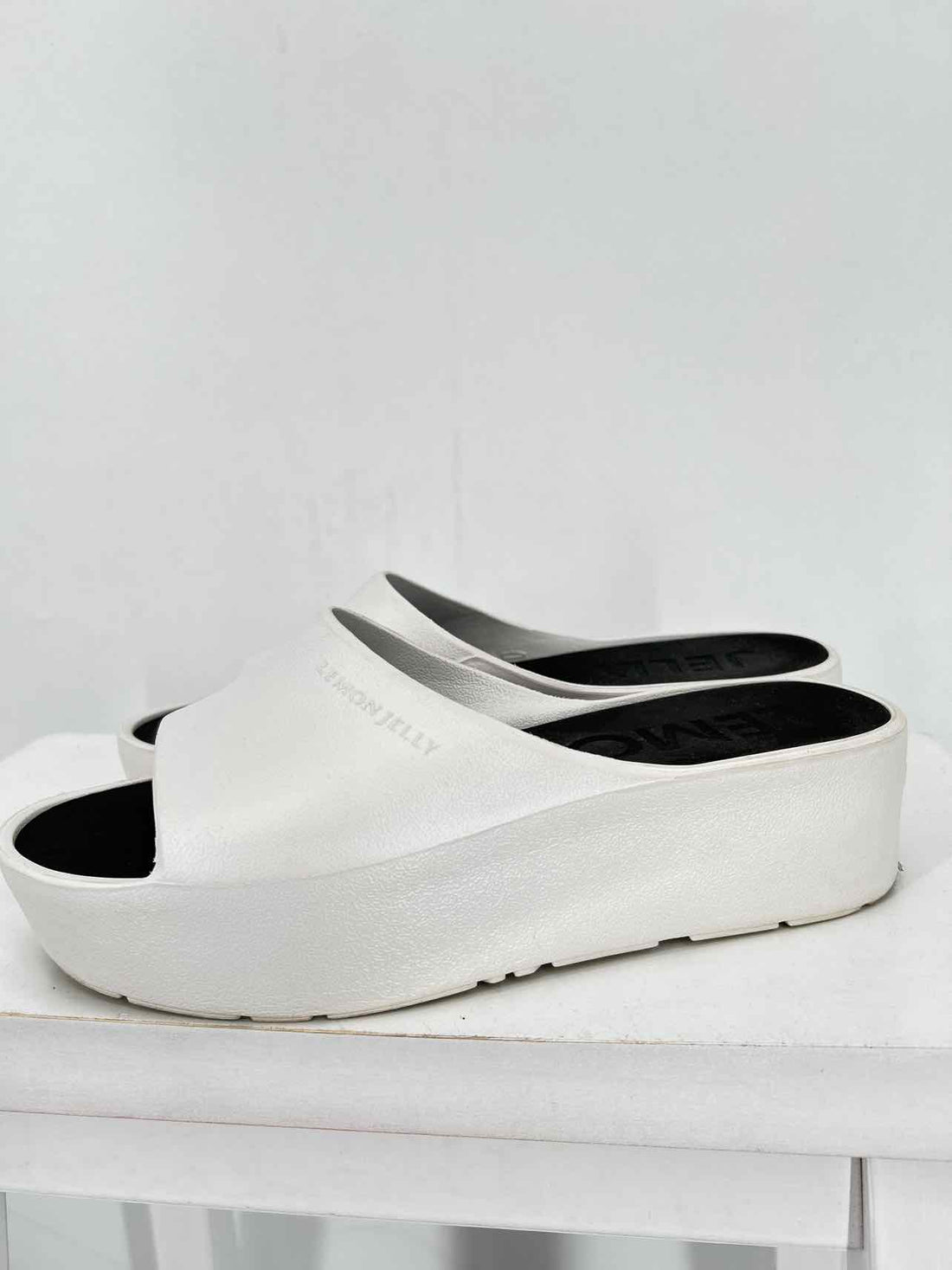 Lemon Jelly Women Size 41 White Platforms