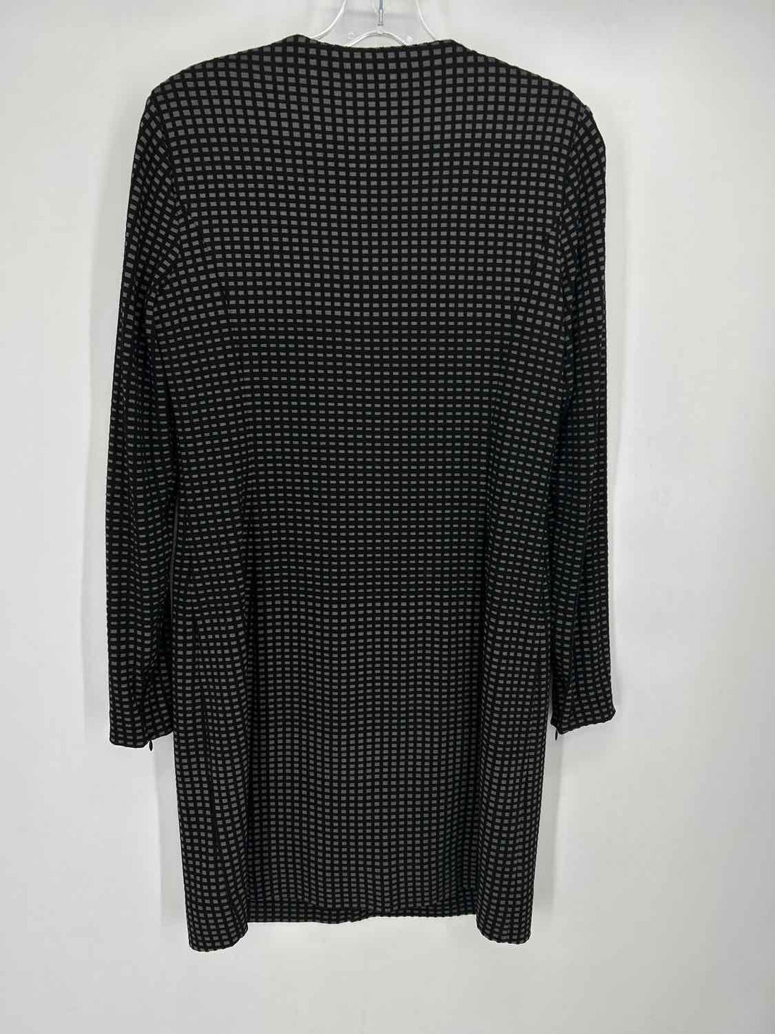 Worth New York Size S Black & Gray Long Sleeve Dress