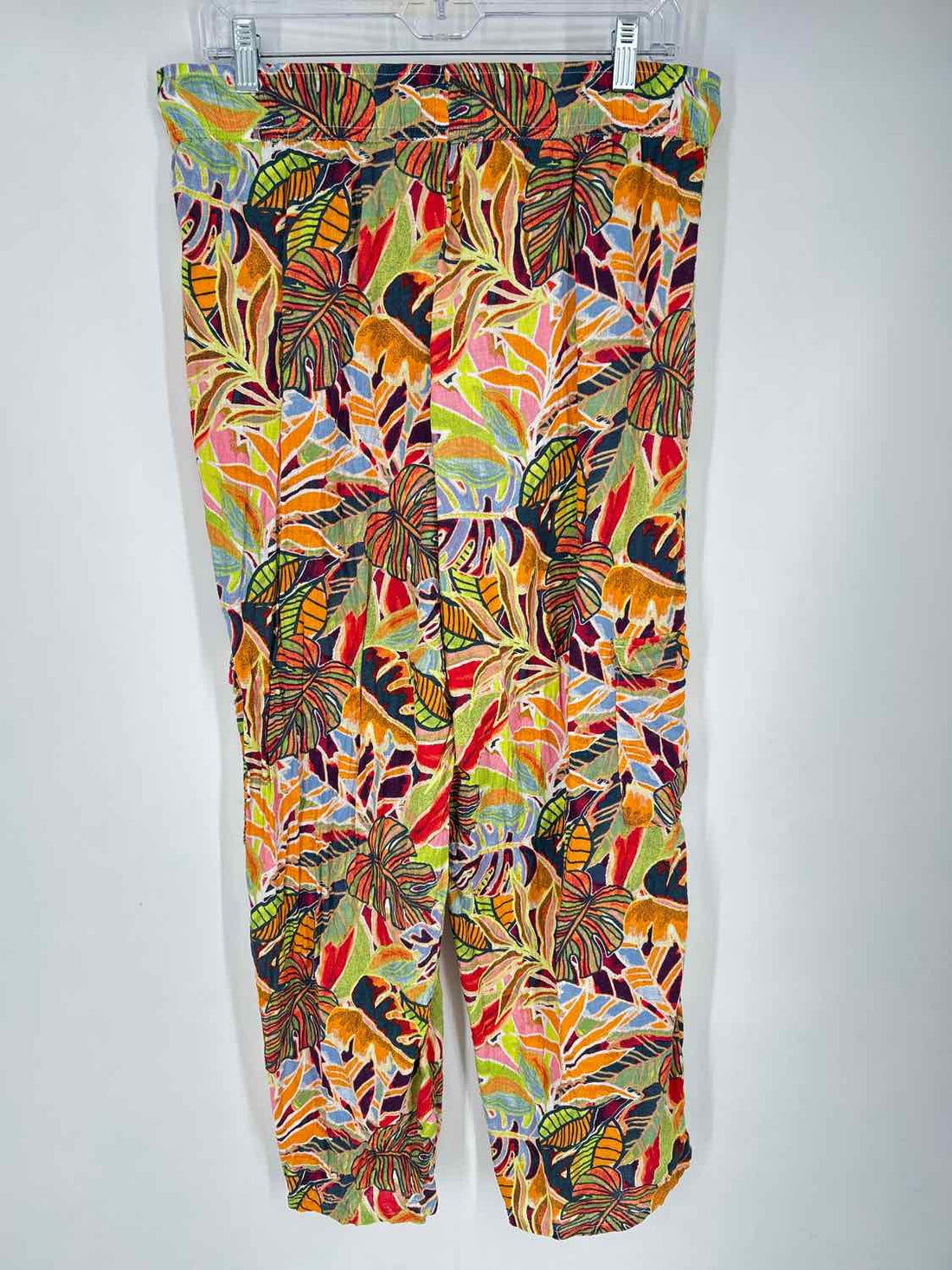 C&C California Size L Light Green Multi Color Linen/Rayon Multi-Piece Set