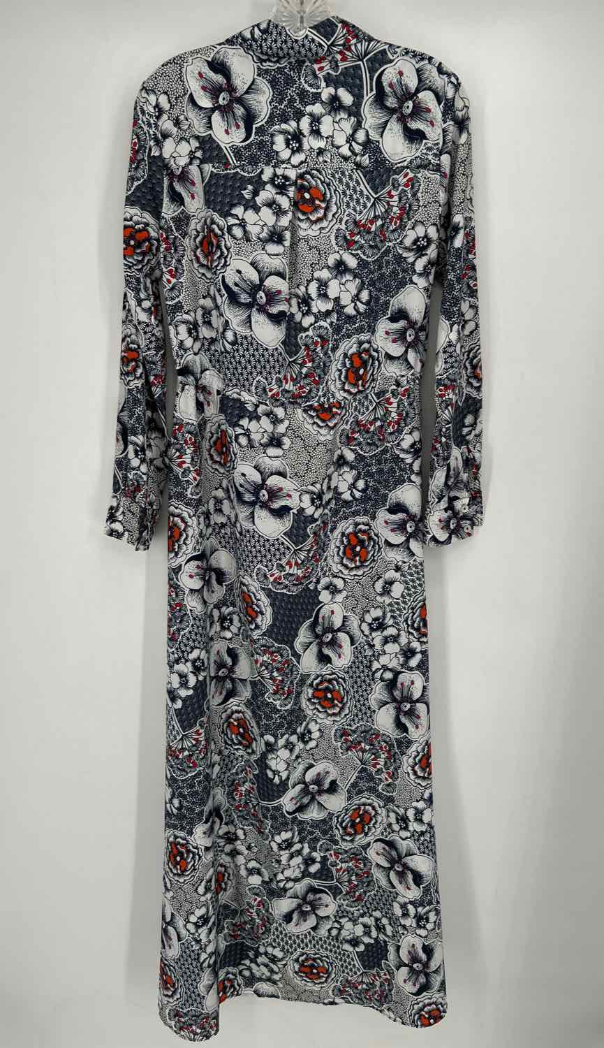 Hutch Size S Navy & White Floral Long Sleeve Maxi