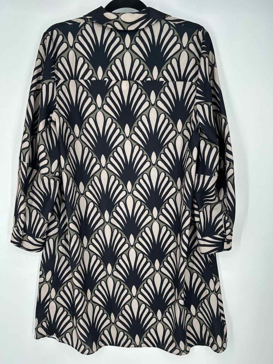 Preston & York Size 6 Black & Beige Print NWT Dress