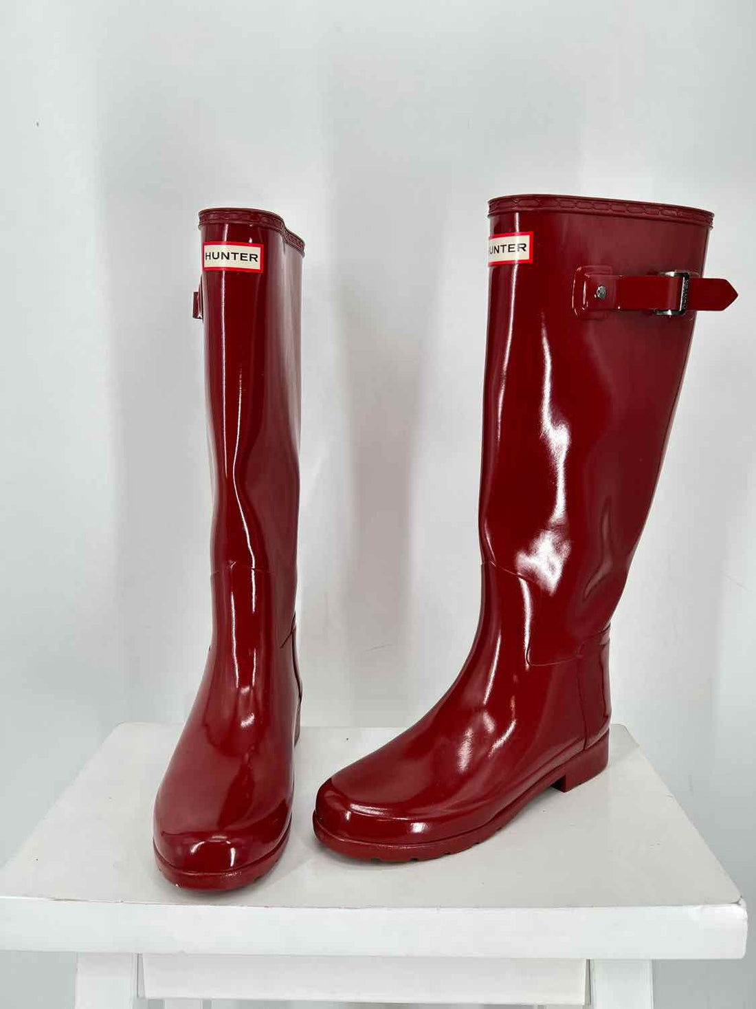 Hunter Women Size 6 Red Rain Boot