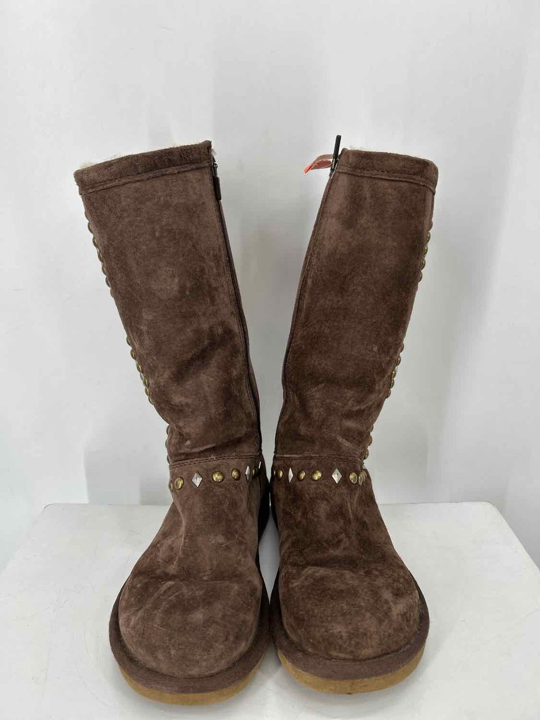 Ugg Women Size 6 Dark Brown Genuine Suede Knee-High Boot