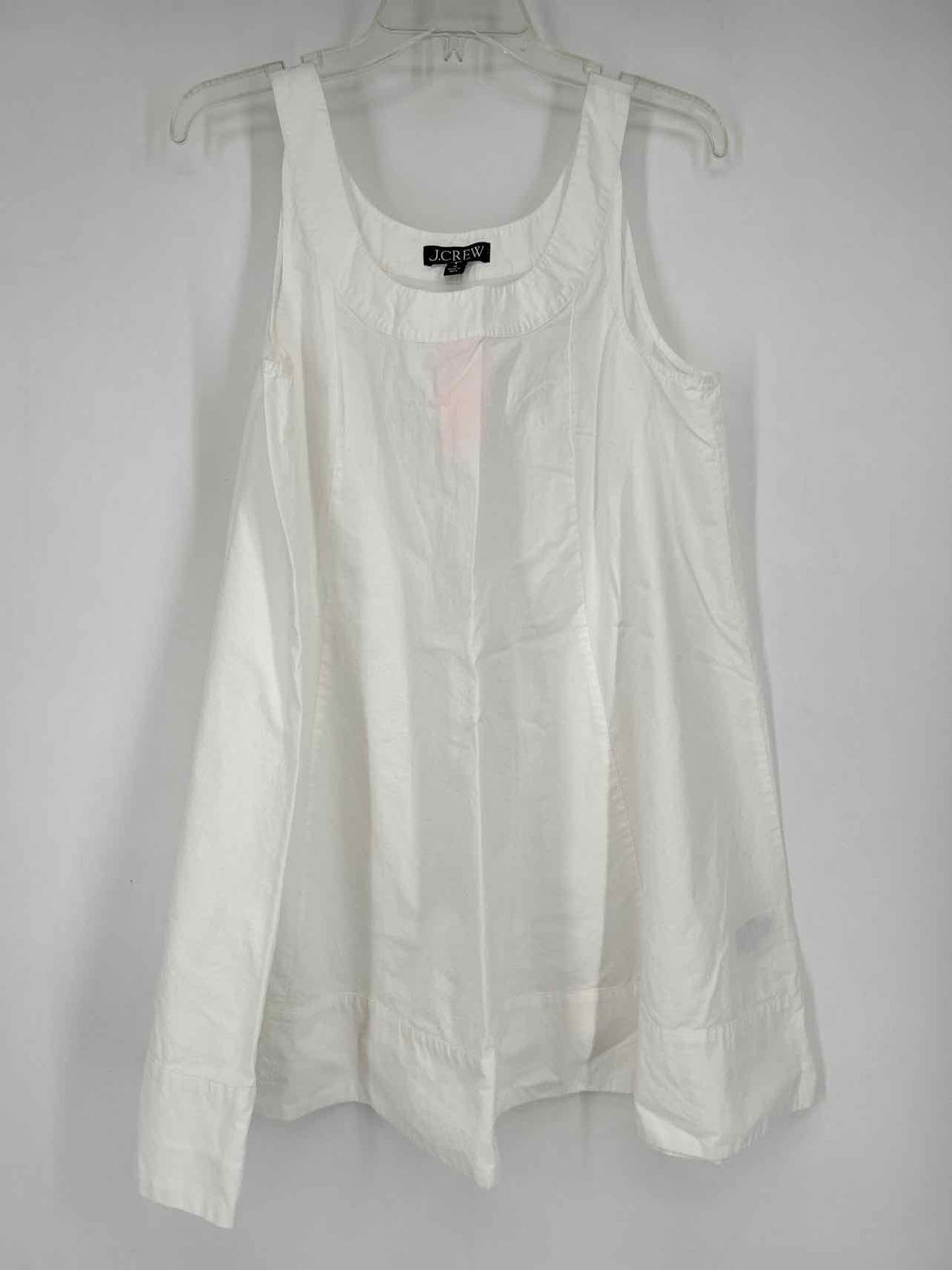 J Crew Size M White Sleeveless Dress