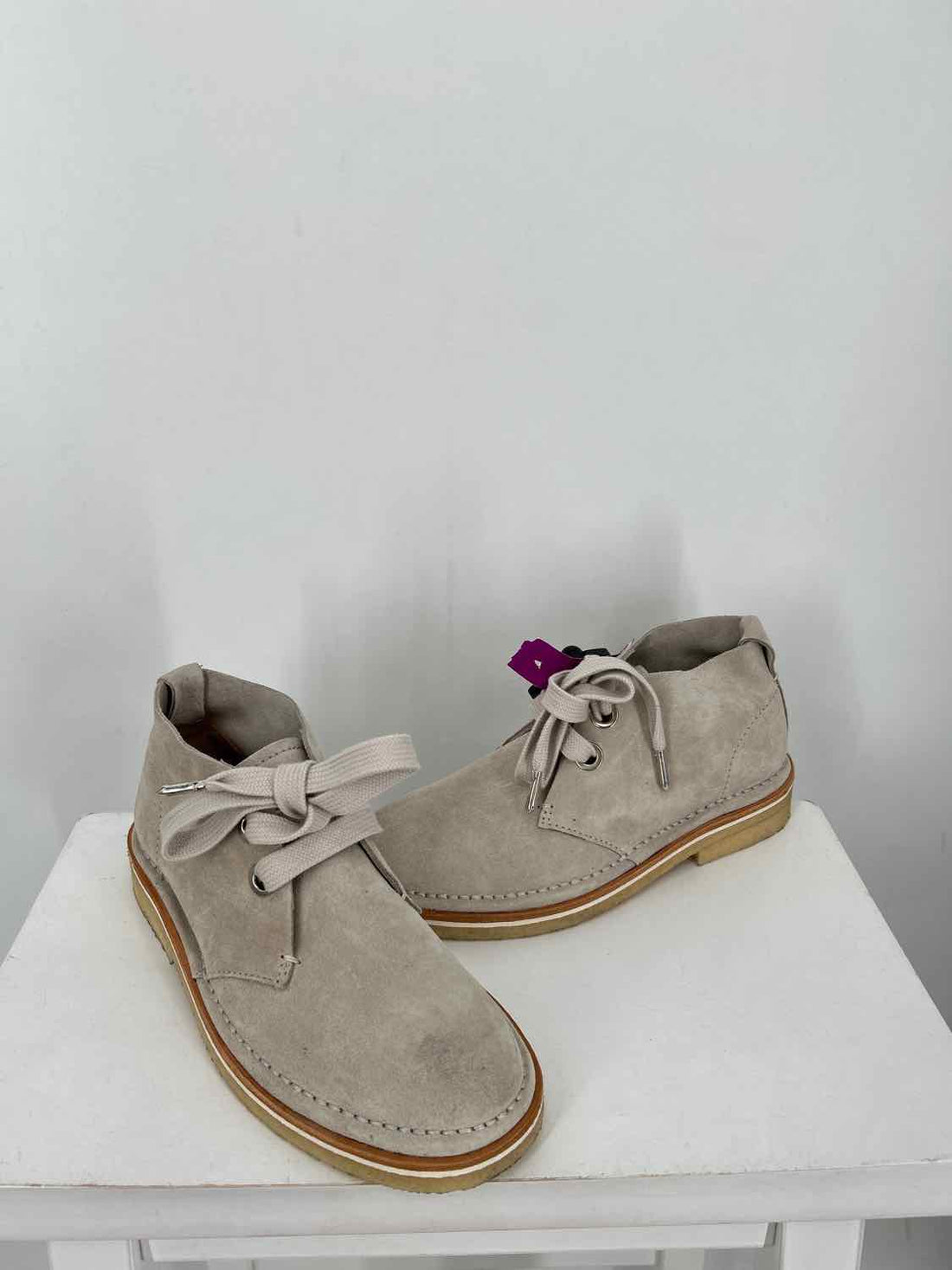 Rag & Bone Women Size 37 (6.5-7) Light Gray Ankle Boot