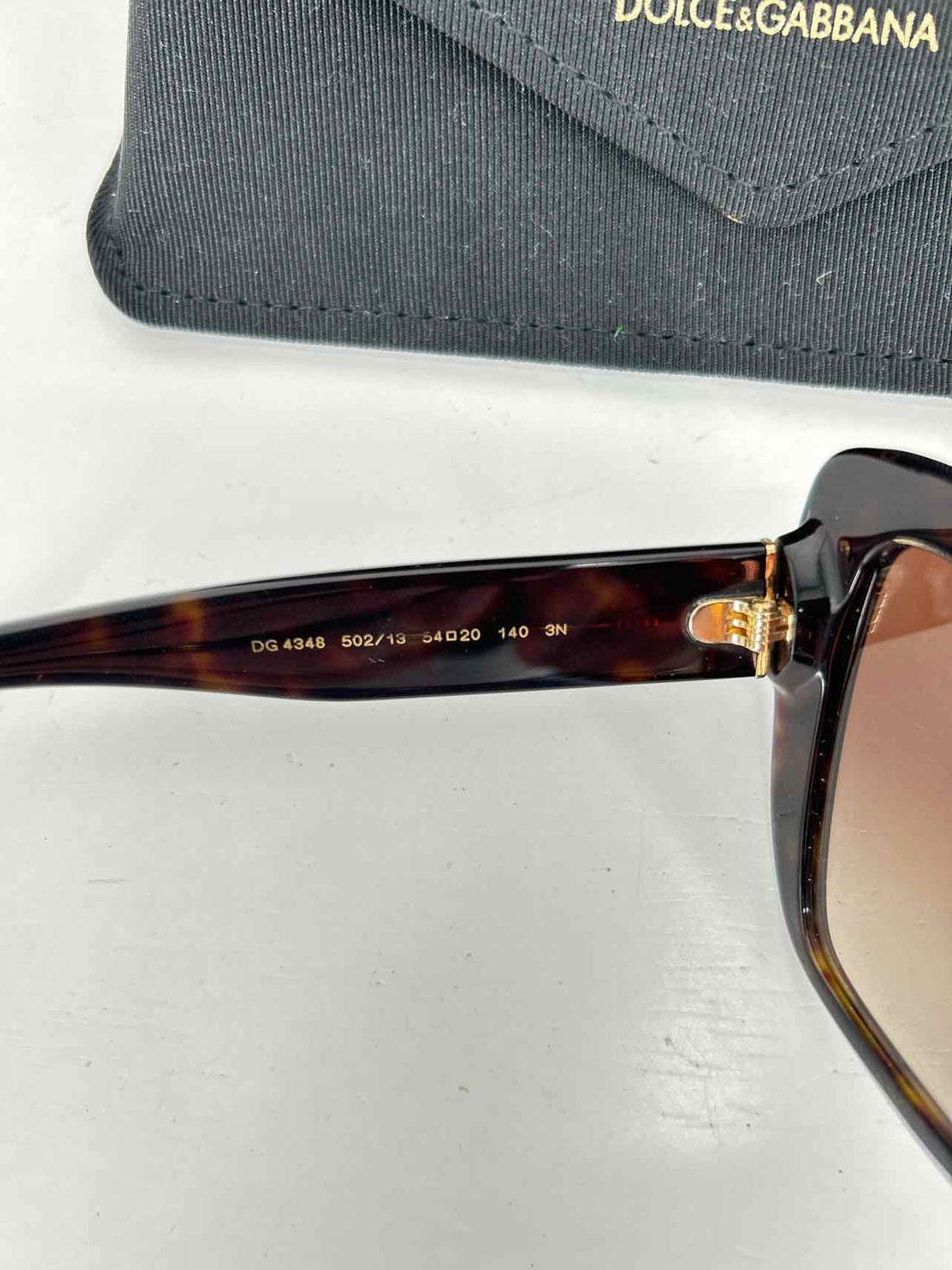 Dolce & Gabbana Size 54-20-140 zyl Brown tort Sunglasses