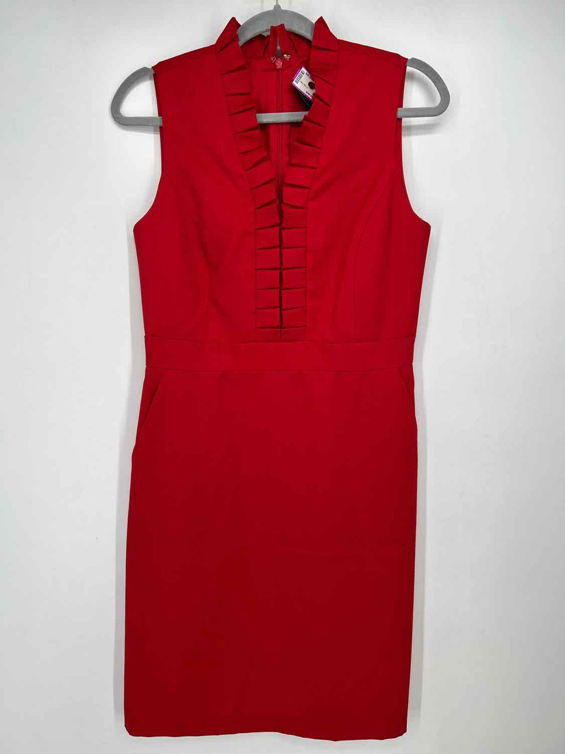 J McLaughlin Size 4 Red Sleeveless Dress