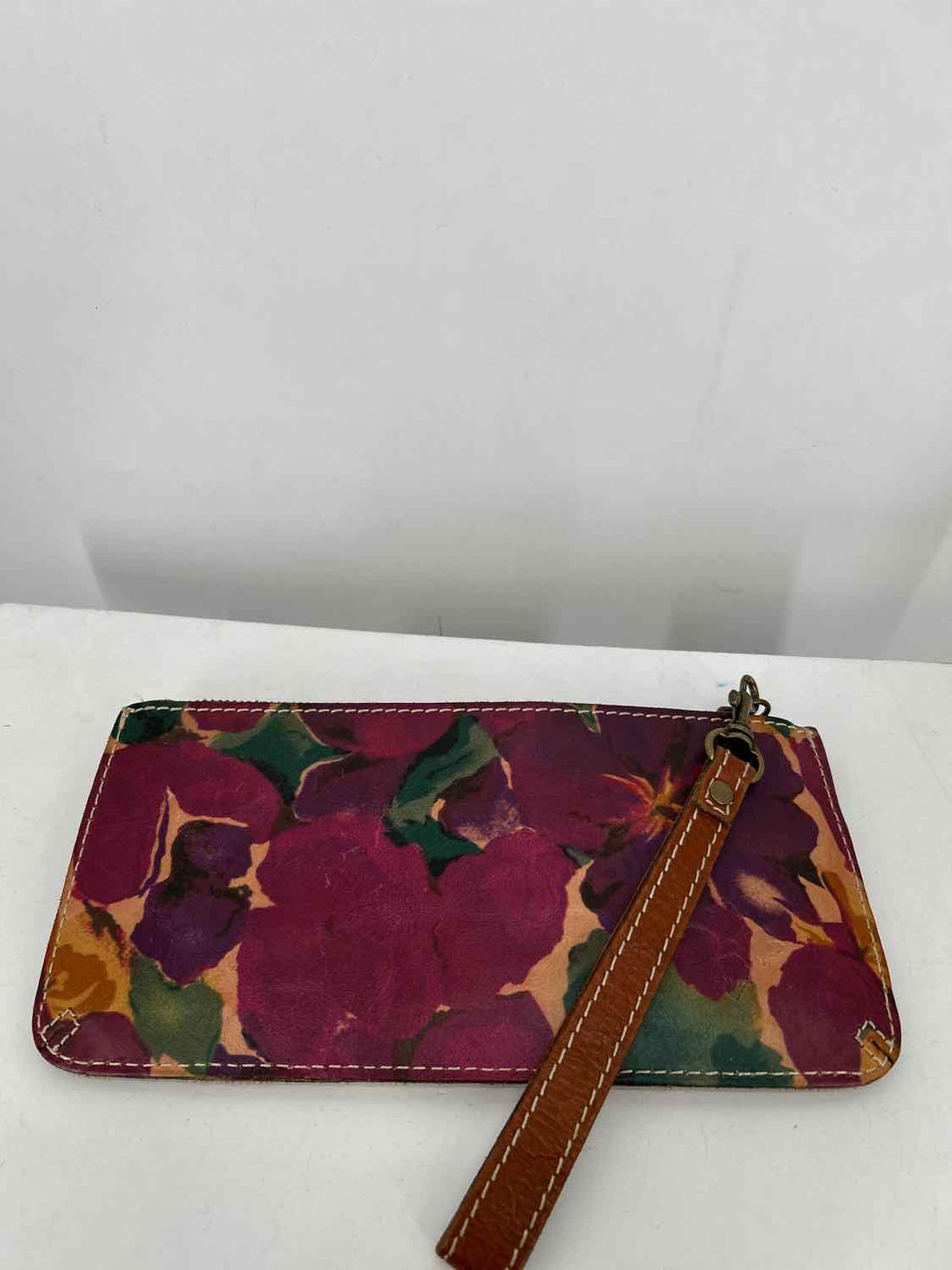 Patricia Nash Fuchsia Floral Leather Wallet