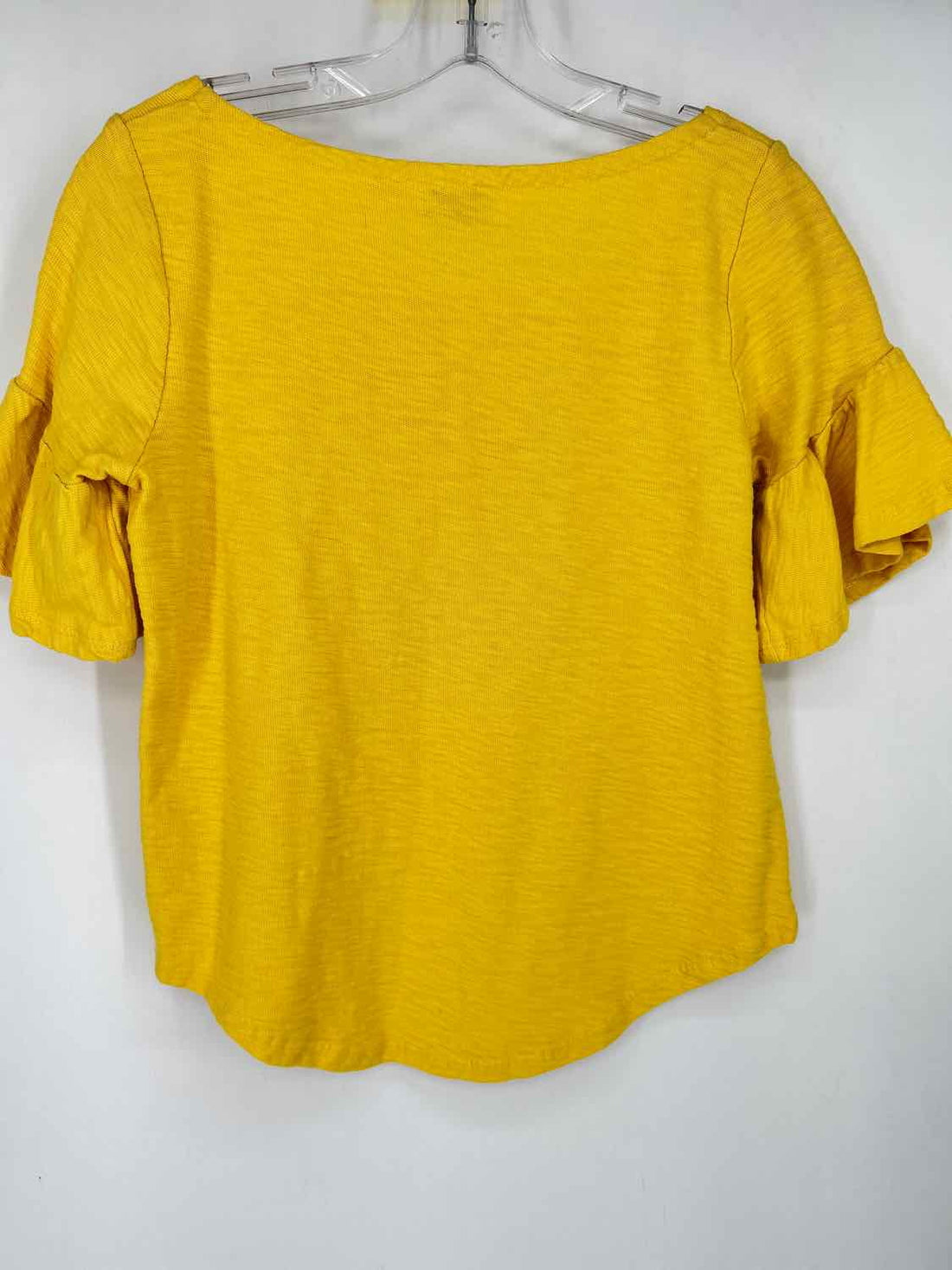 Post Card Size S Yellow Short Sleeve