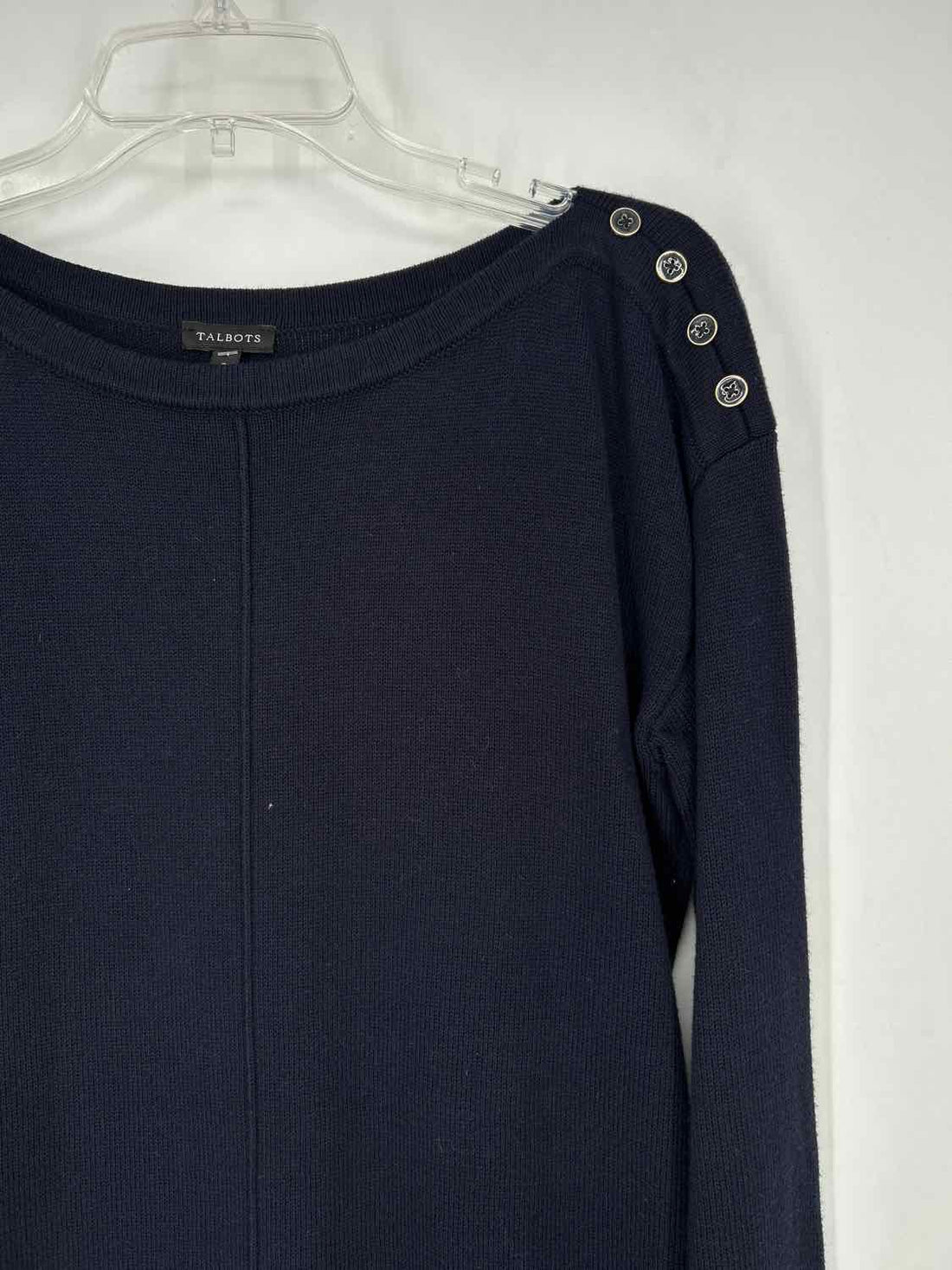 Talbots Size S Navy Sweater