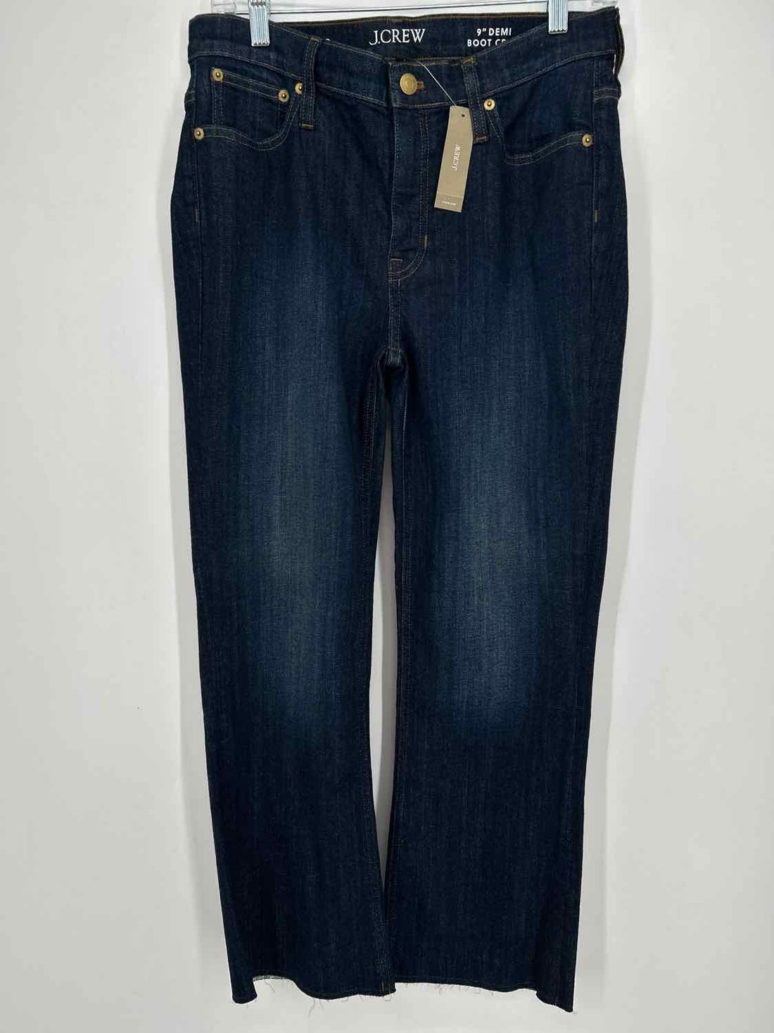 J Crew Size 29 Dark Wash NWT Demi Boot Crop Jeans