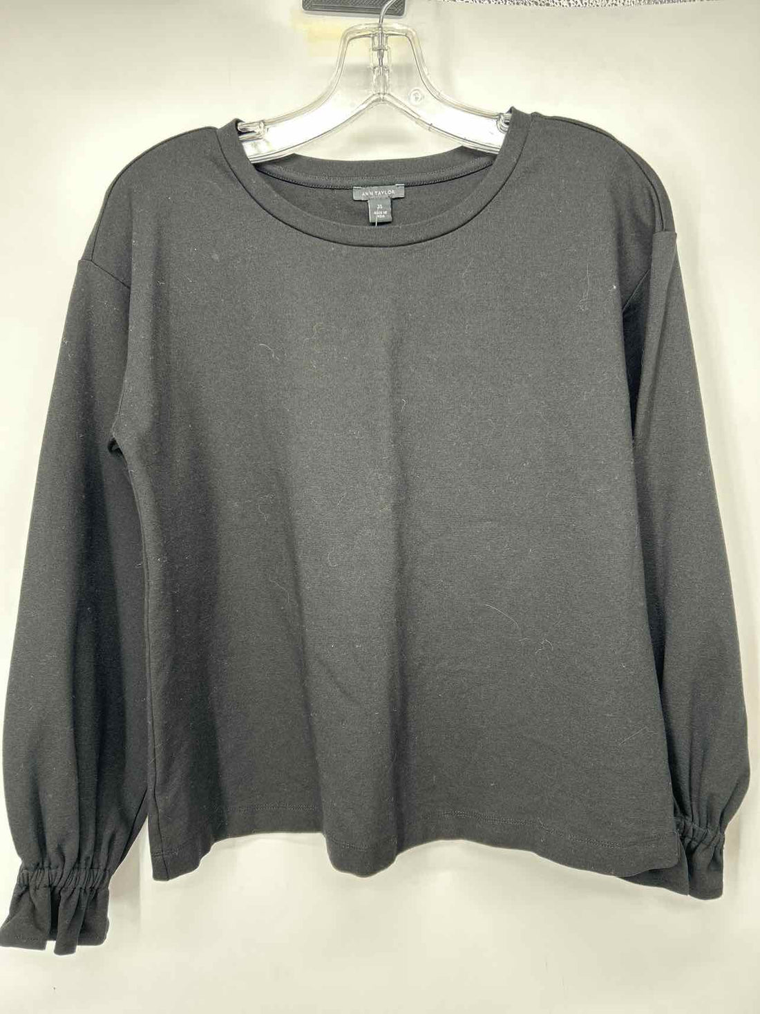 Ann Taylor Size XS Black Sweatshirt