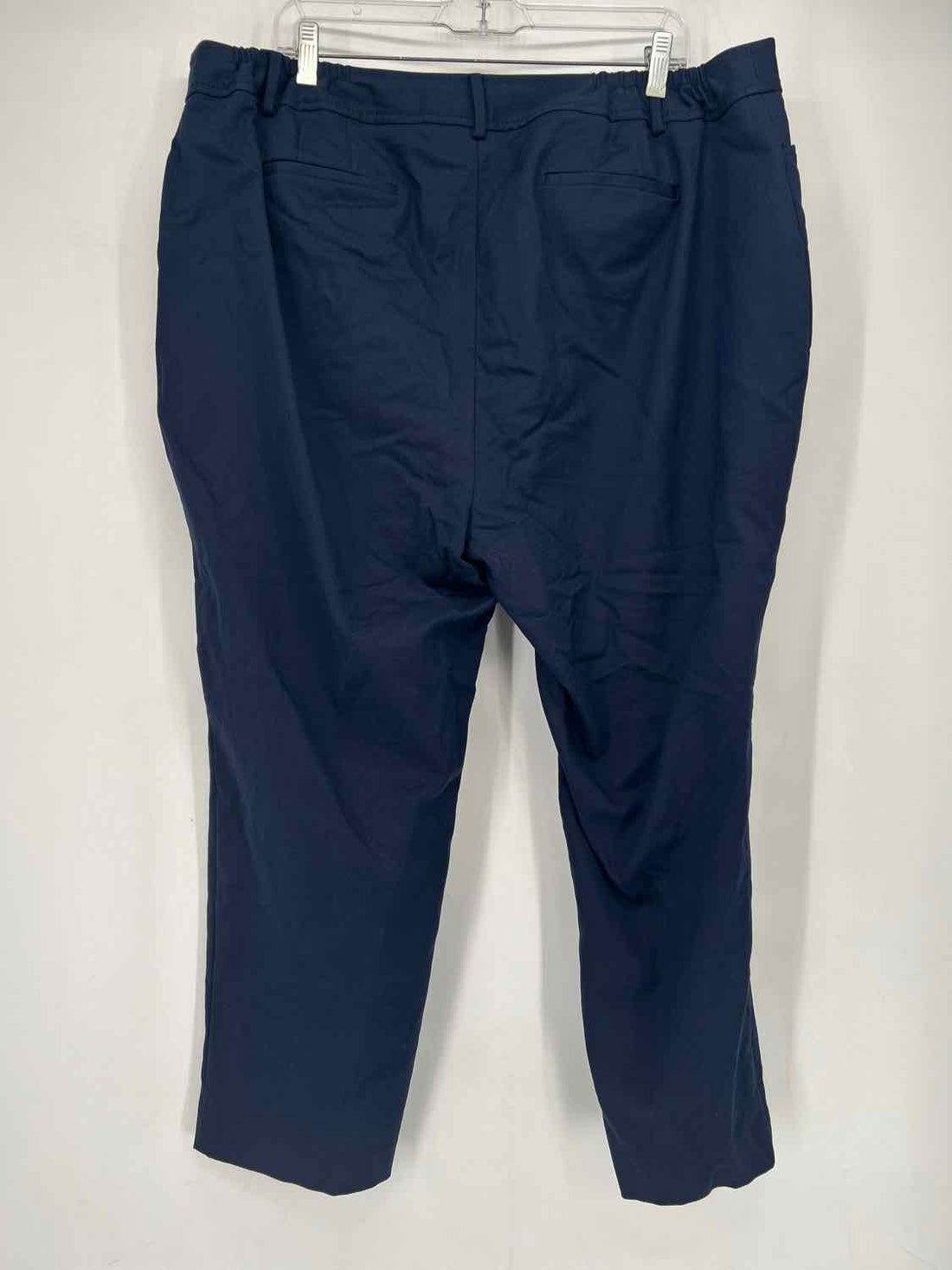 Talbots Size 20W Navy Hampshire Ankle Curvy Pants