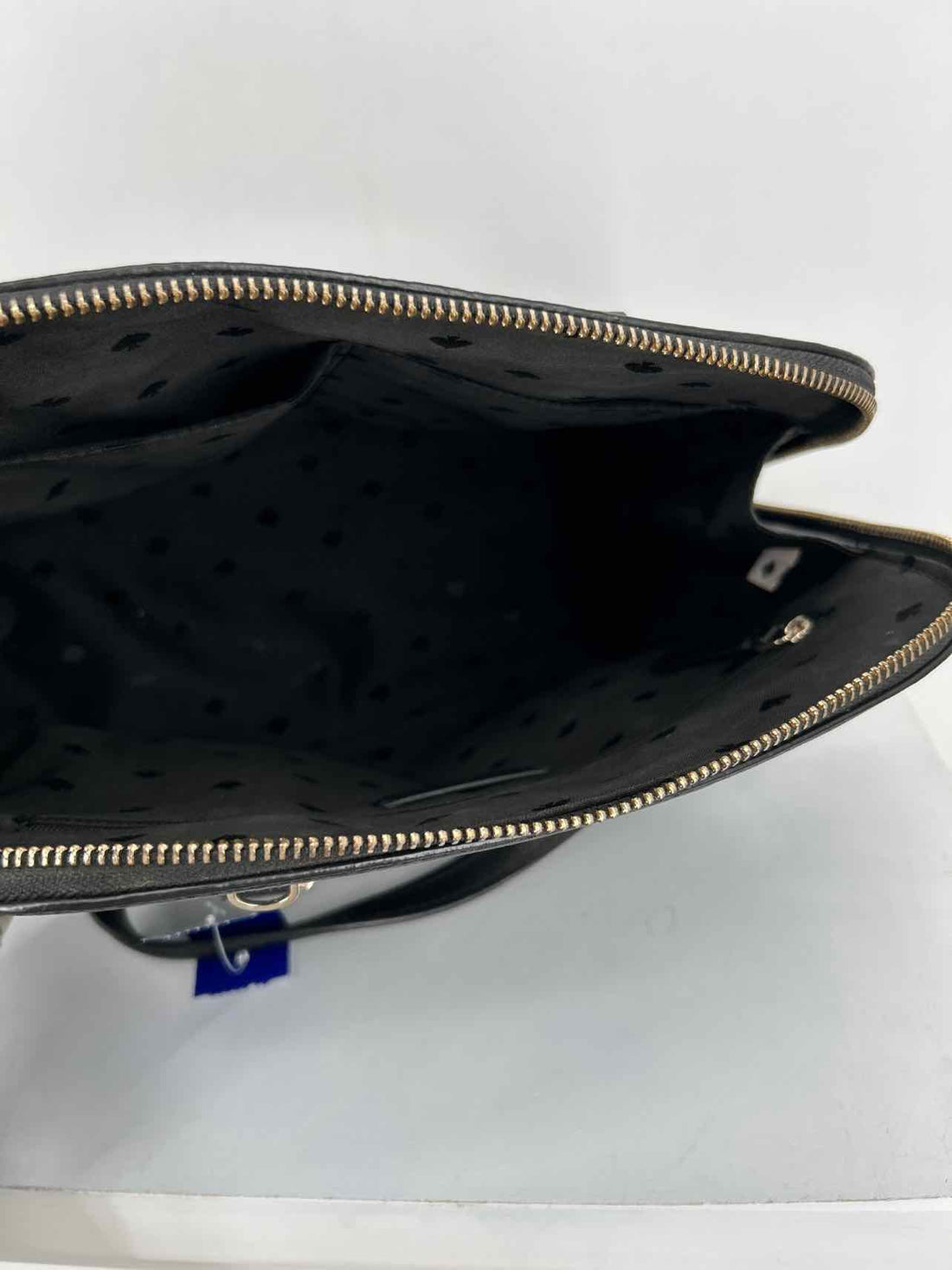 Kate Spade Black Pebbled Leather Pre Owned Tote