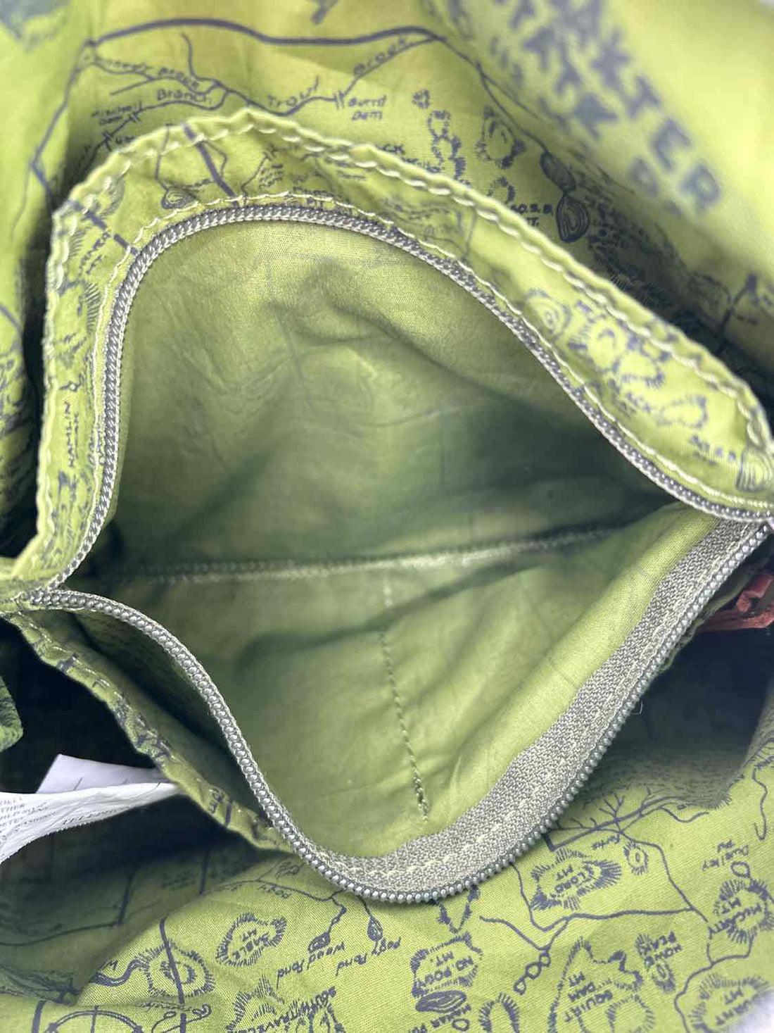 L L Bean Taupe & Brown Purse