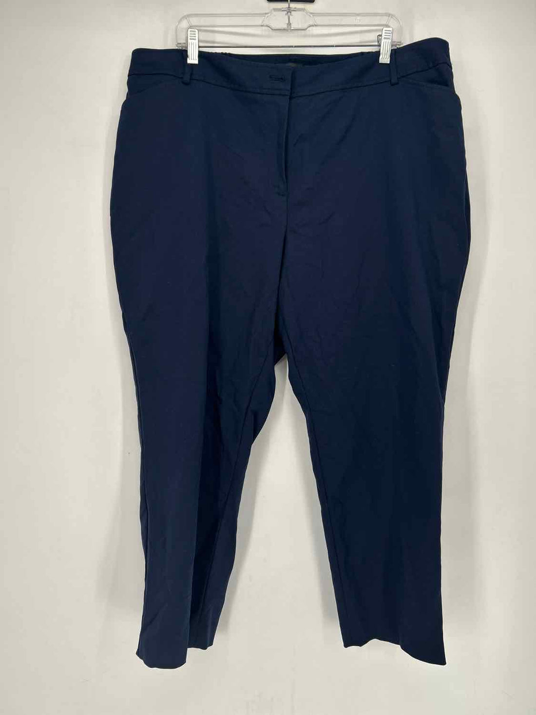 Talbots Size 20W Navy Hampshire Ankle Curvy Pants