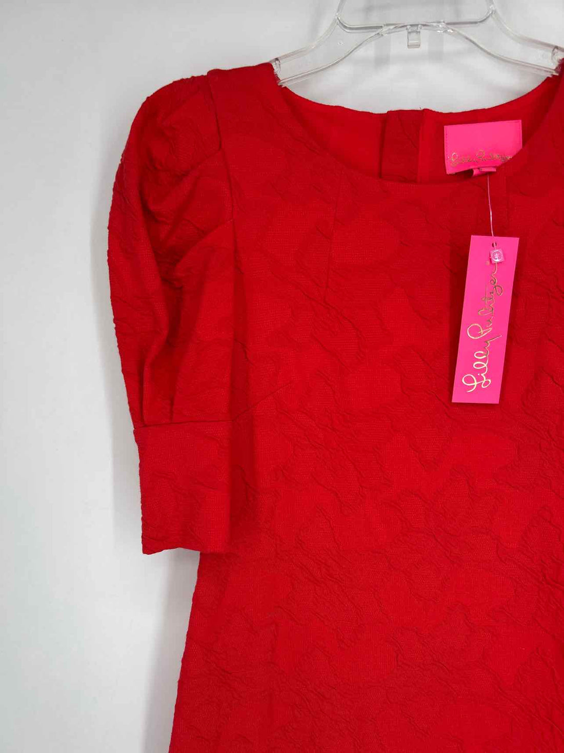 Lilly Pulitzer XXS Red Textured NWT Lilly Pulitzer Dress