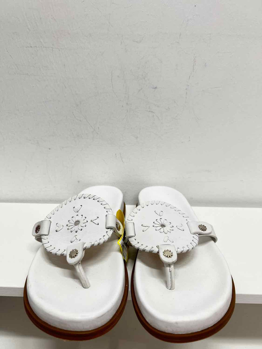 Jack Rogers Women Size 6.5 White Sandals