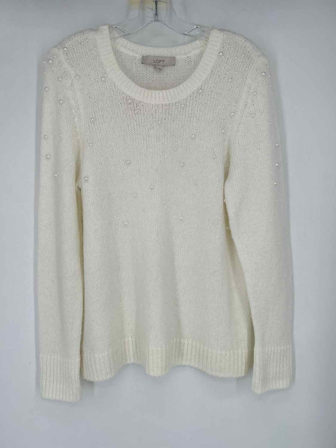 Loft Size L White Sweater