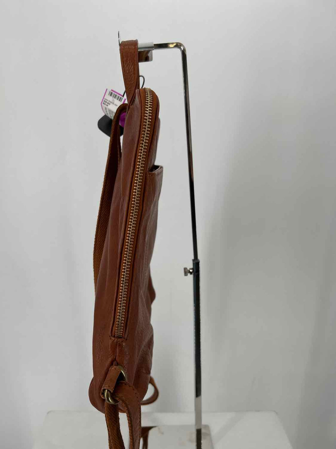 Oak & Tan Brown Genuine Leather Pre Owned Backpack