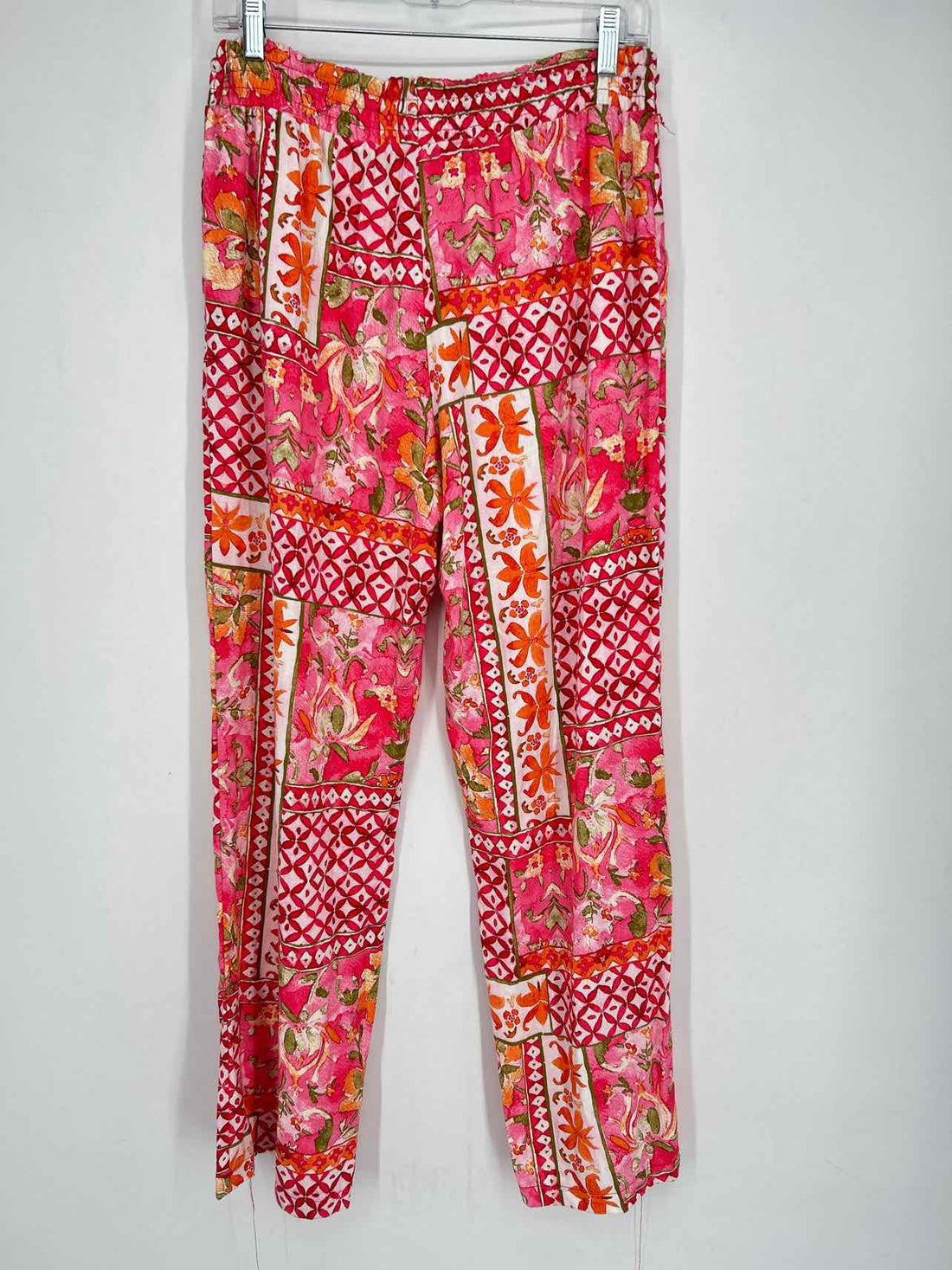 Blue Sol Size S Pink & Orange Print Pants