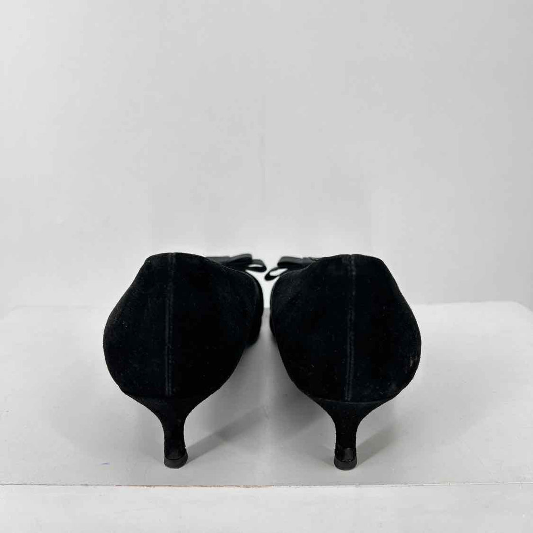 Miu Miu Women Size 40.5 Black Genuine Leather LUXURY