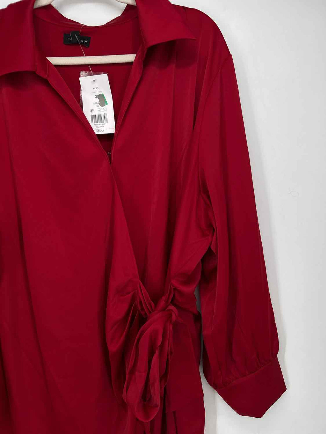 The Limited Size 3X Red Satin NWT Dress