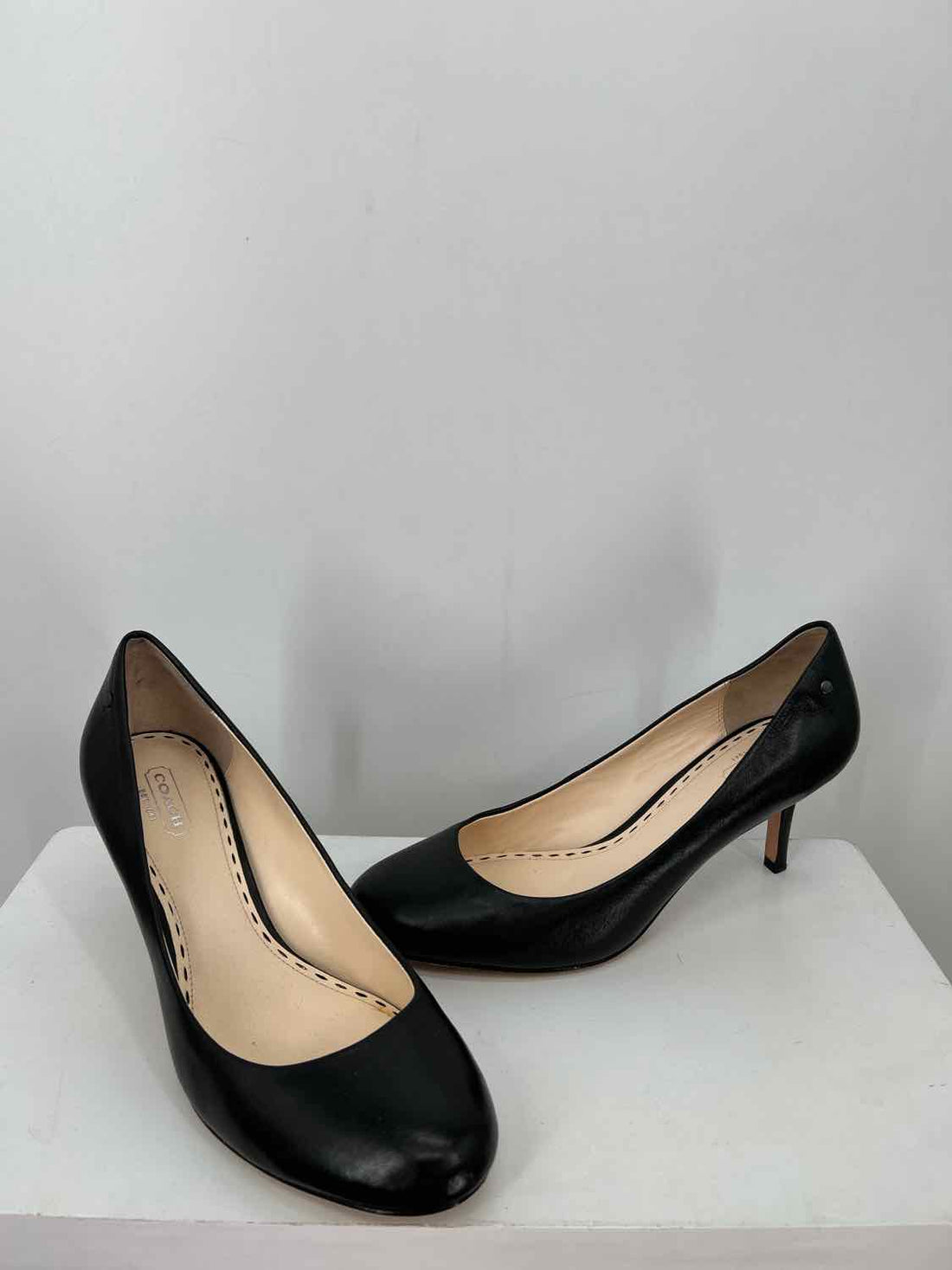 Coach Women Size 9 Black Heels