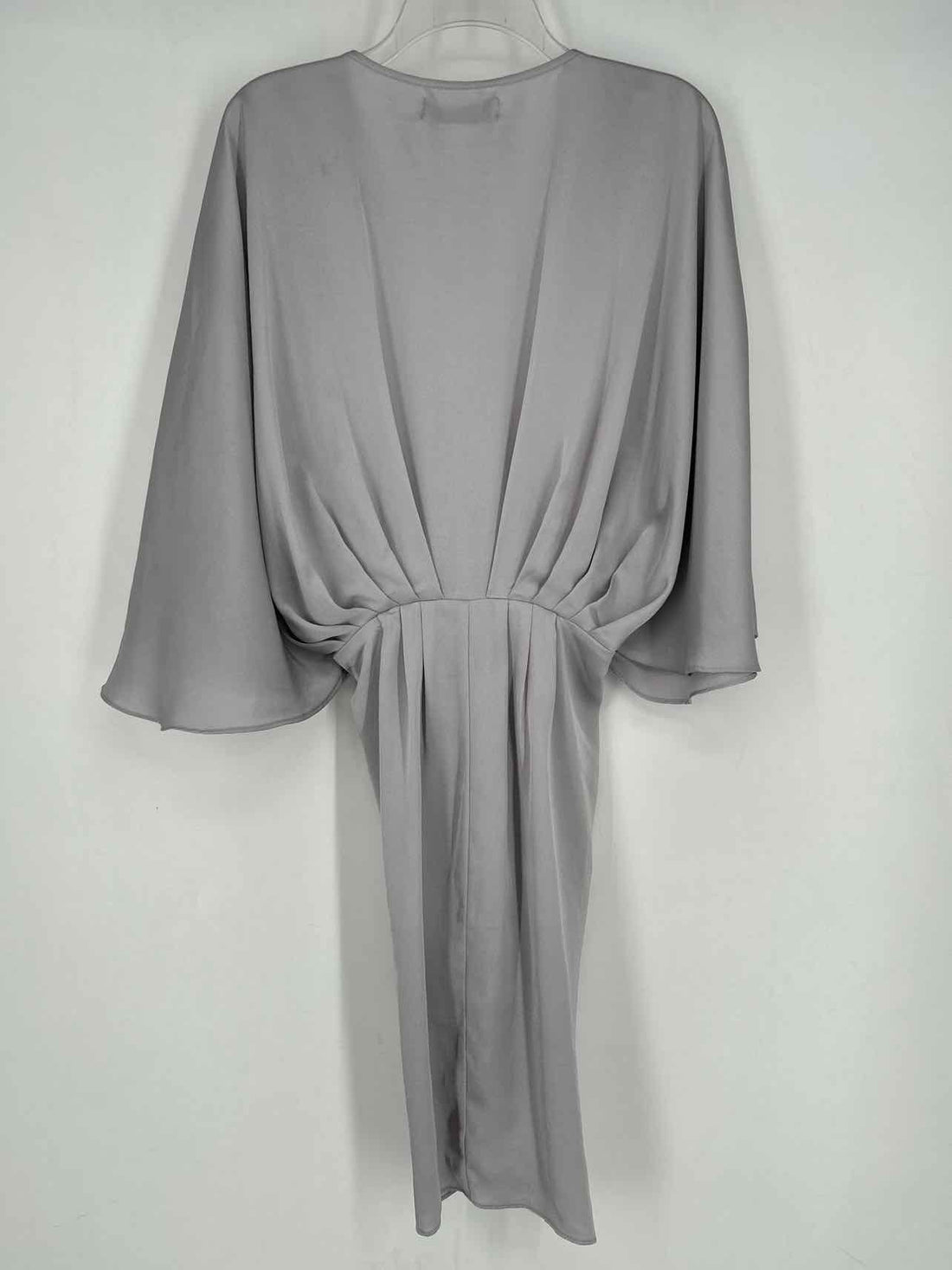 Do + Be Size S Silver Long Sleeve Dress