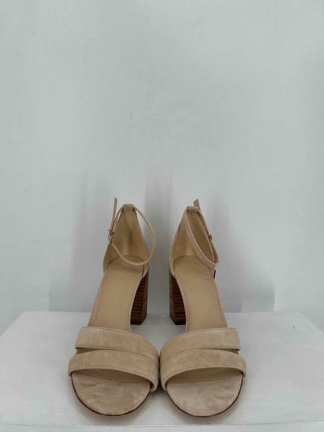 J McLaughlin Women Size 9 Beige Shauna Suede Block Heels