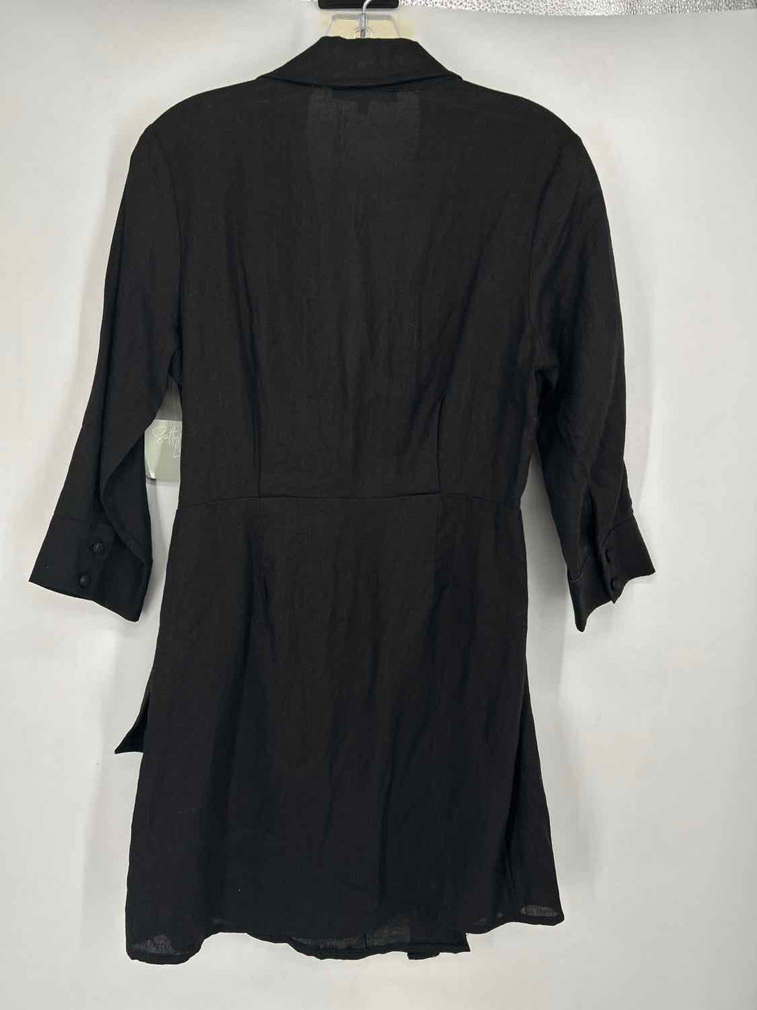 Olivaceous M Black Ramie/Linen NWT Boutique Dress