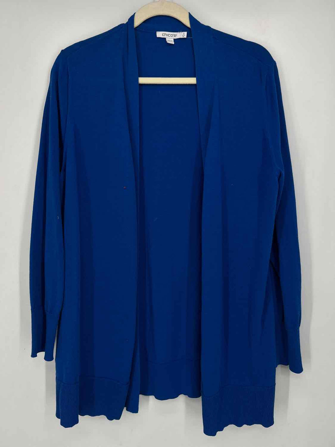 Chicos Size 3(XL) Blue Cardigan