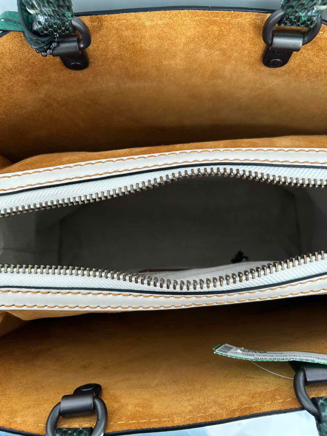 Coach Green Like New Rogue Satchel