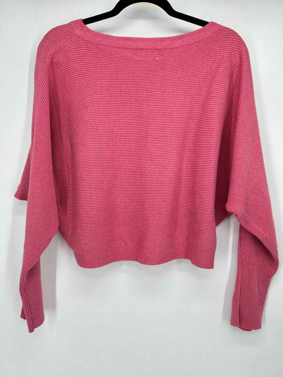Dreamers by Debut Size L Pink Ribbed Sweater