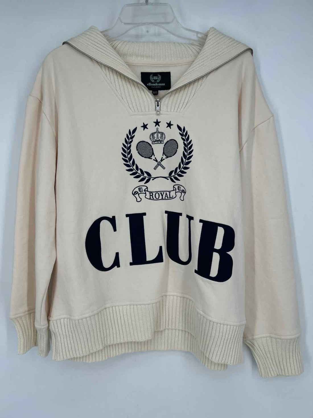 Ellandemm Size M/L Cream Sweatshirt