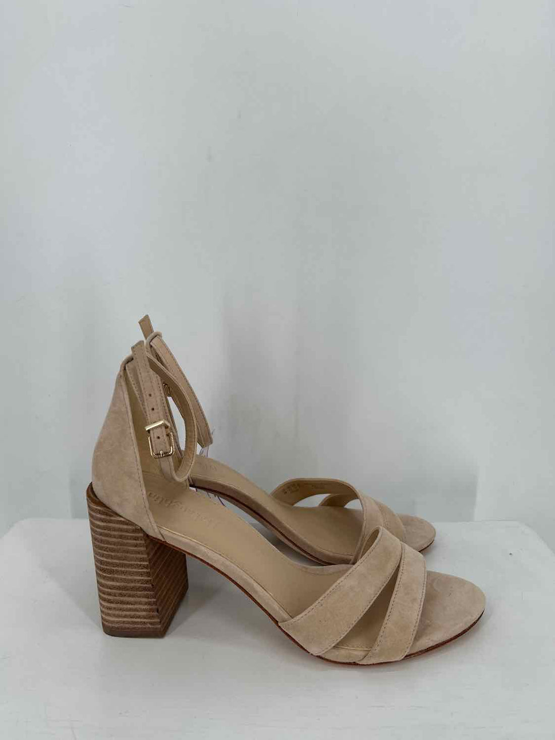 J McLaughlin Women Size 9 Beige Shauna Suede Block Heels