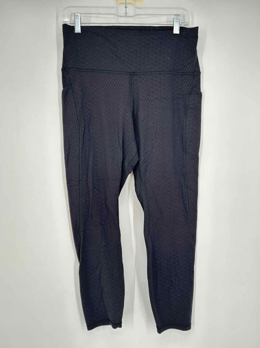 Lululemon Size 12 Black Print Active Leggings