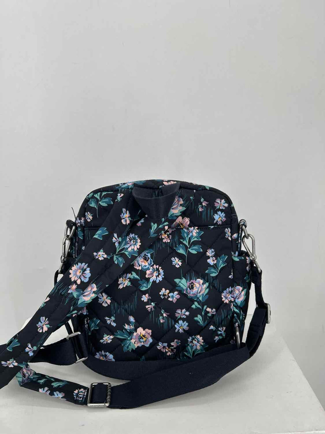 Vera Bradley Navy Floral Canvas Backpack