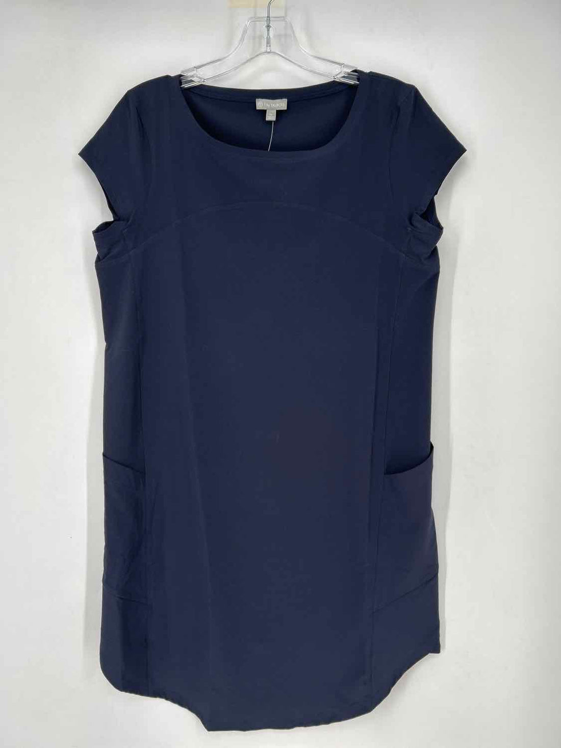 T By Talbots Size SP Navy Short Sleeve Dress